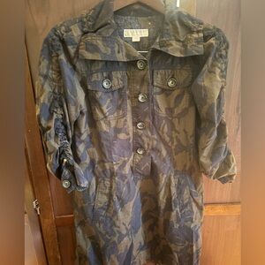 Michael Kors Camouflage Print Dress